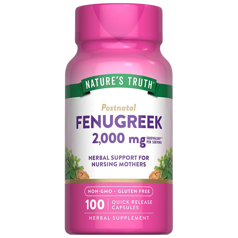Nature's Truth Fenugreek Capsules