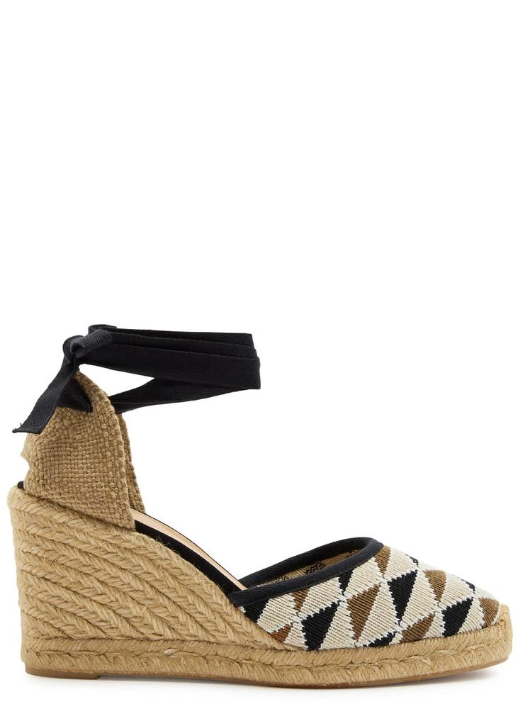 CASTAÑER Cilia 80 knitted wedge espadrilles 1