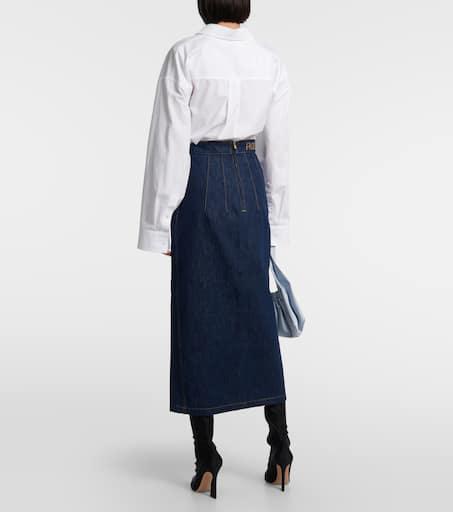 PATOU Midi denim skirt - Dresses & Skirts - Free Shipping