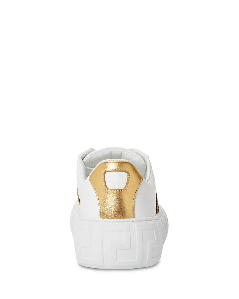 Versace Women's Lace Up Low Top Sneakers 5