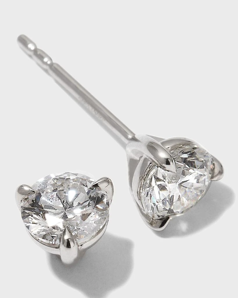 Memoire Platinum Diamond Stud Earrings, 1 tcw 3