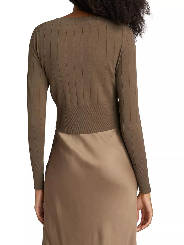 Jenni Kayne Finley Rib-Knit Crop Cardigan 5
