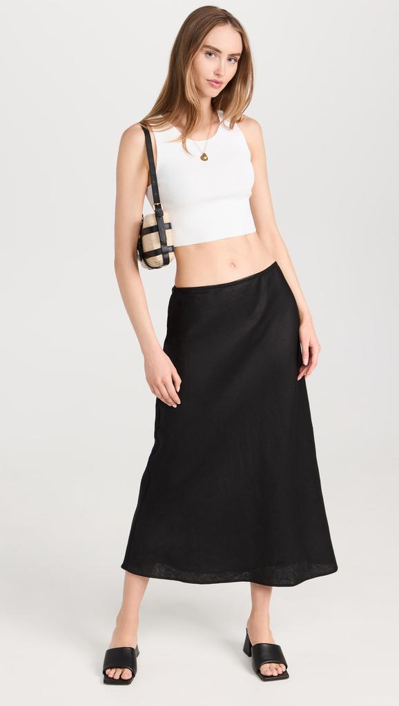 Reformation Layla Linen Skirt