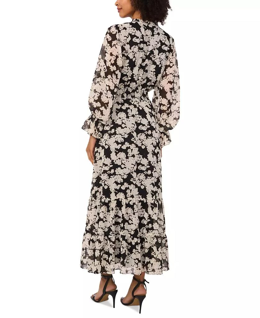 Vince Camuto Women's Floral-Print Smocked-Cuff Maxi Dress 2
