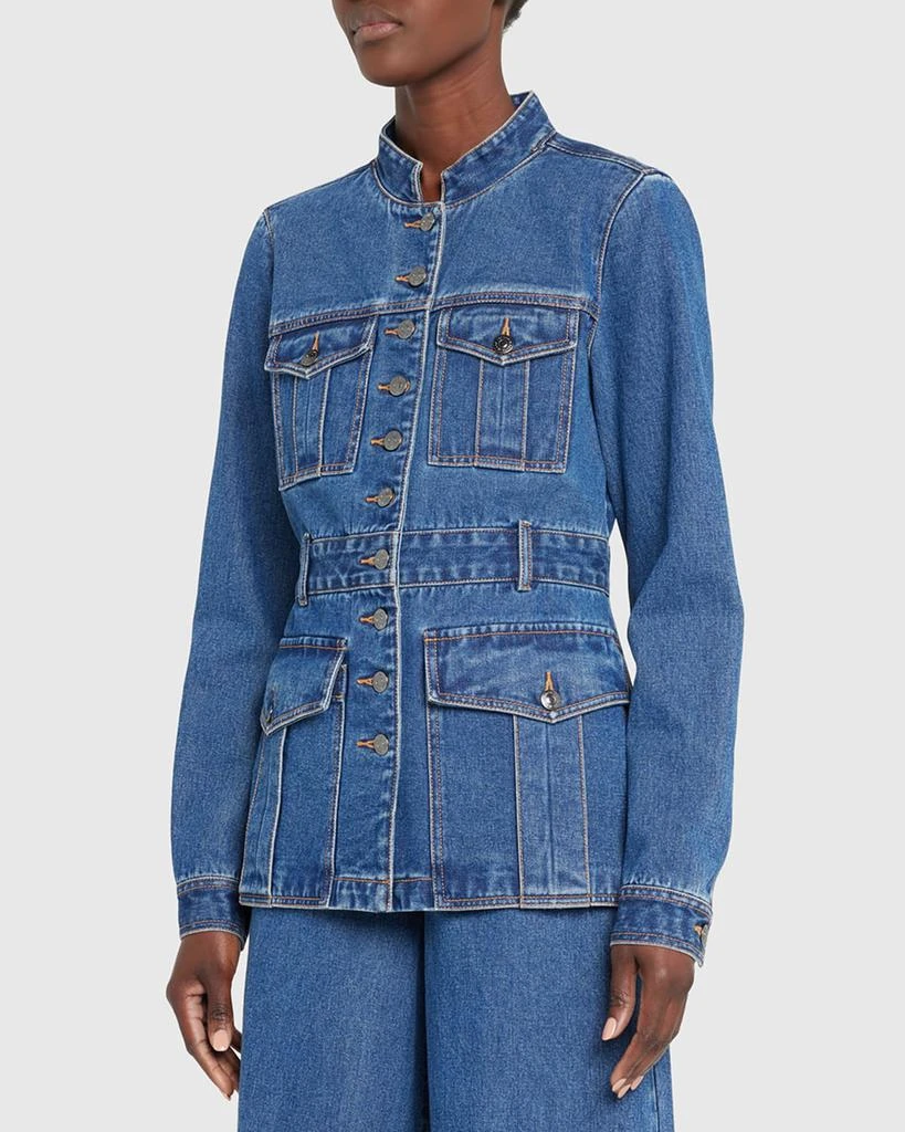 VERONICA BEARD Tika Denim Jacket 4