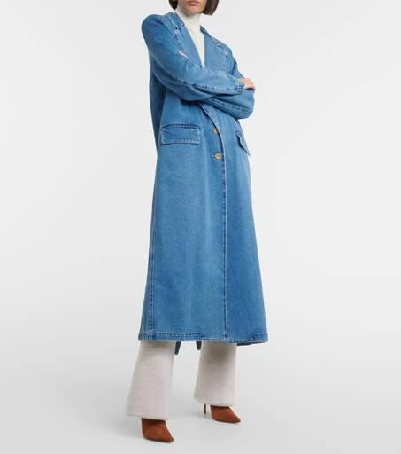 Magda Butrym Shearling and suede knee-high boots 2