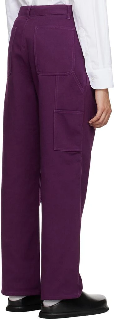 6397 Purple Workwear Trousers 3