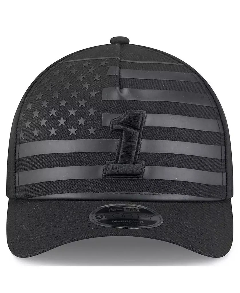 New Era Men's Black Ross Chastain American Flag 9FORTY M-Crown A-Frame Adjustable Hat 4