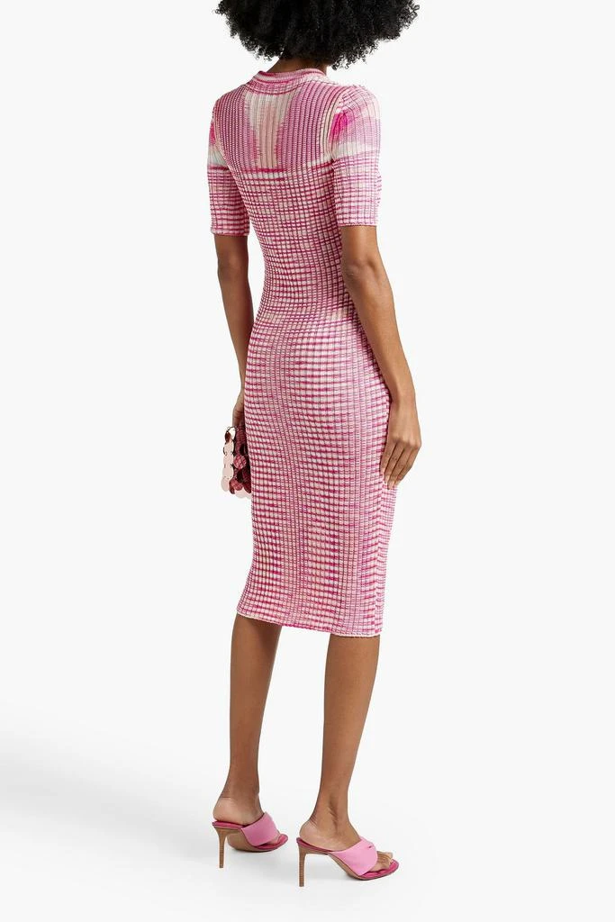 Missoni Space-dyed ribbed-knit midi dress 3