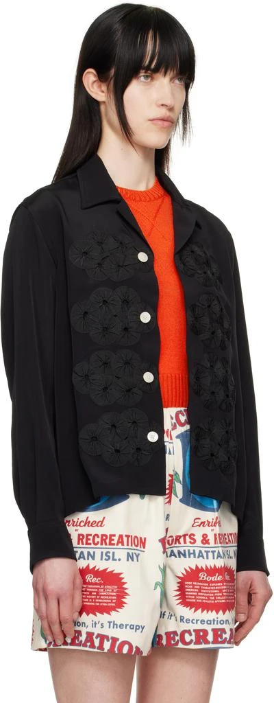 BODE Black Ribbon Garland Shirt 2
