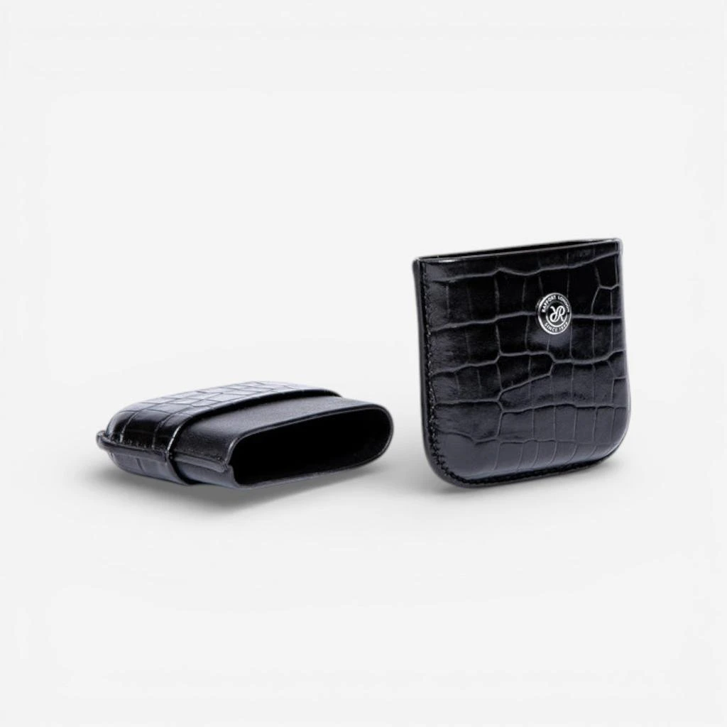 Rapport Rapport Director’s Range Black Leather Business Card Holder D338-copy 3