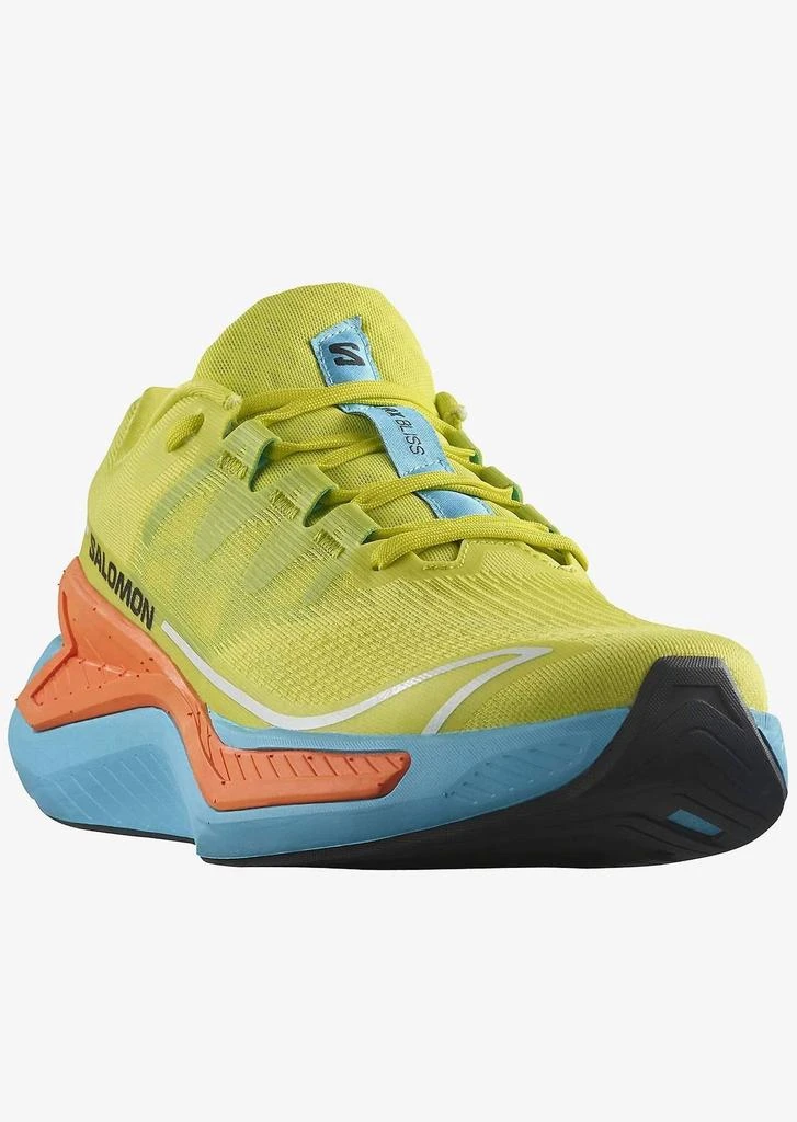 Salomon Men's Drx Bliss Running Shoes In Sulphur Spring/dragon Fire/peacock Blue 3