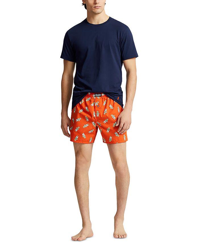 Polo Ralph Lauren Cotton Crewneck Tee & Printed Boxers Gift Set