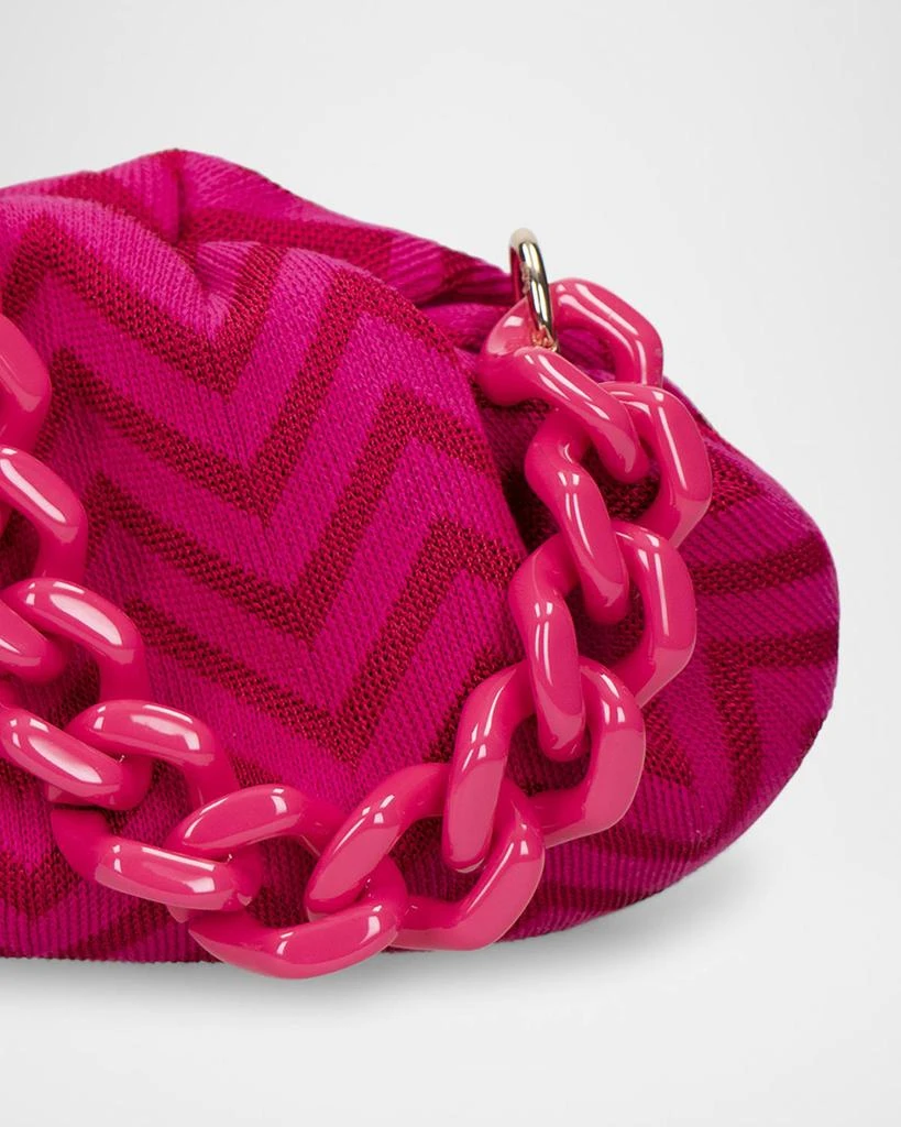 Missoni Medium Chevron Canvas Pouch Shoulder Bag 2