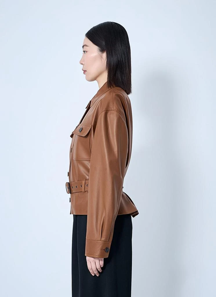 Yves Saint Laurent Saharienne Short Leather Jacket 3