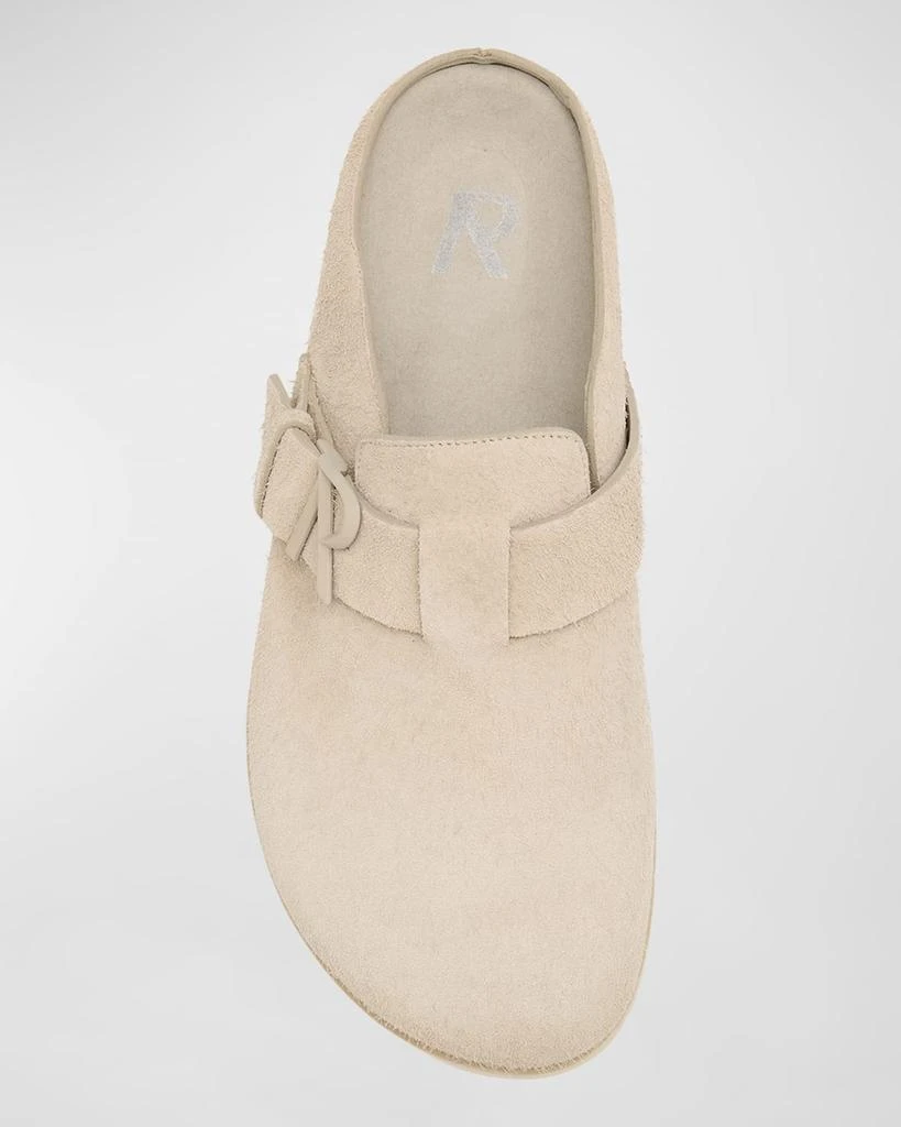 REPRESENT Men's Initial Buckle Suede Mules 5