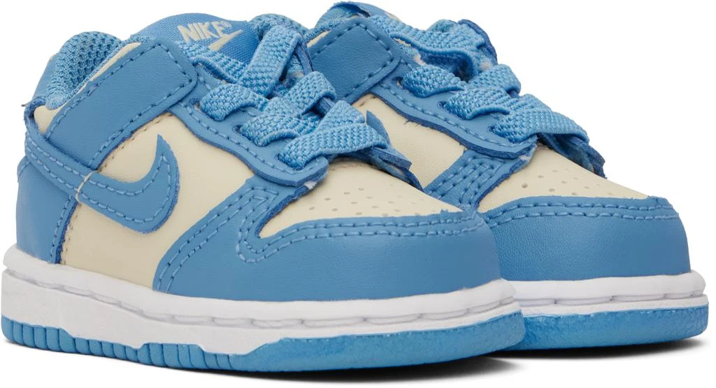 NIKE Baby Blue & Beige Dunk Low Sneakers 4