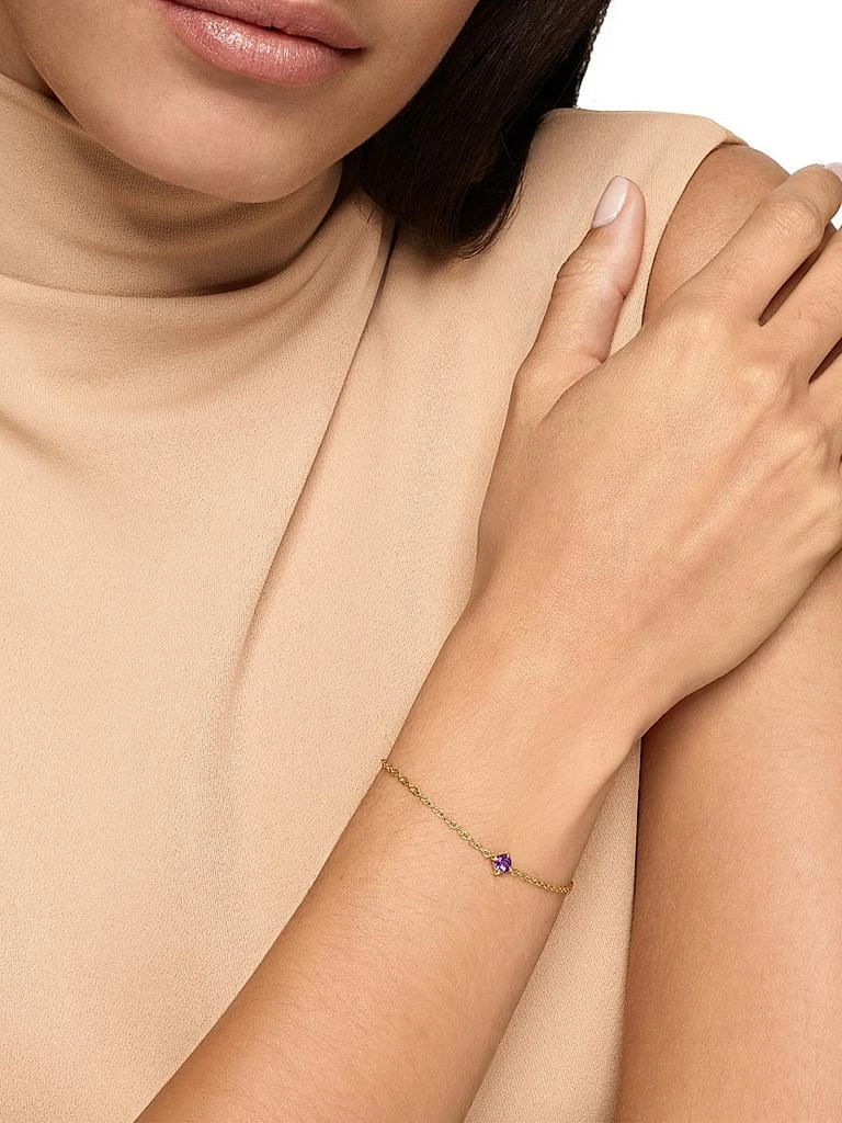 David Yurman Micro Chatelaine Chain Bracelet in 18K Yellow Gold 2