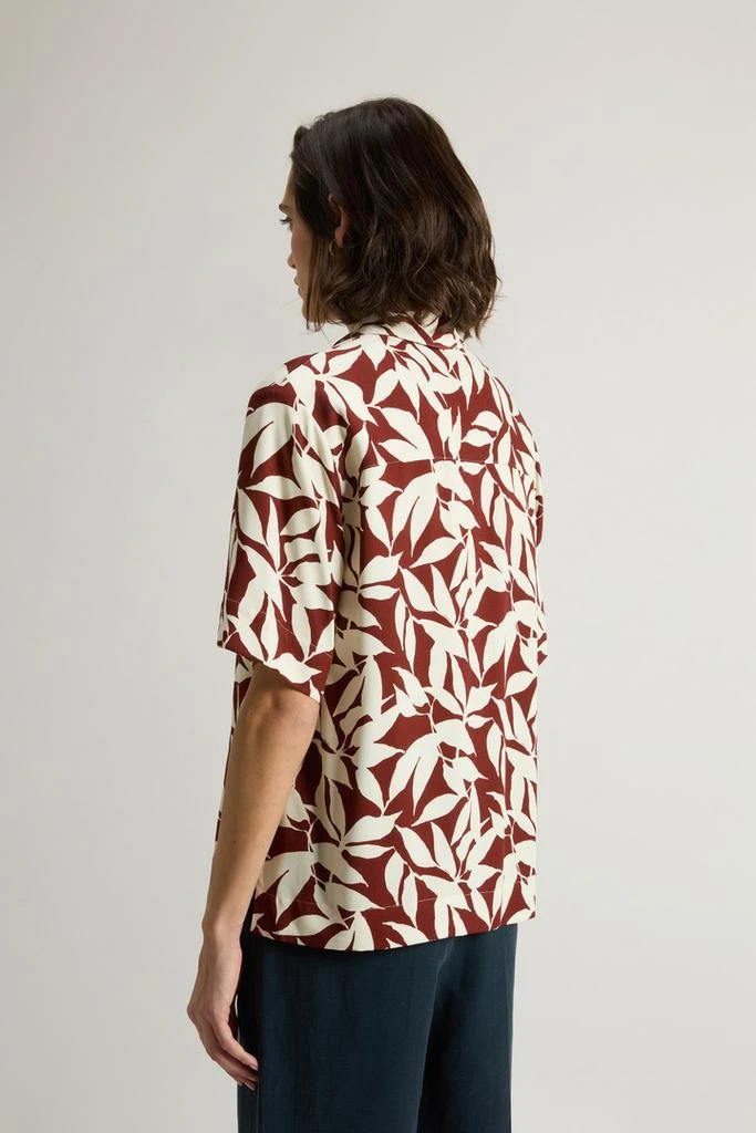 Woolrich Bowling-Collar Shirt - Women - Red 3