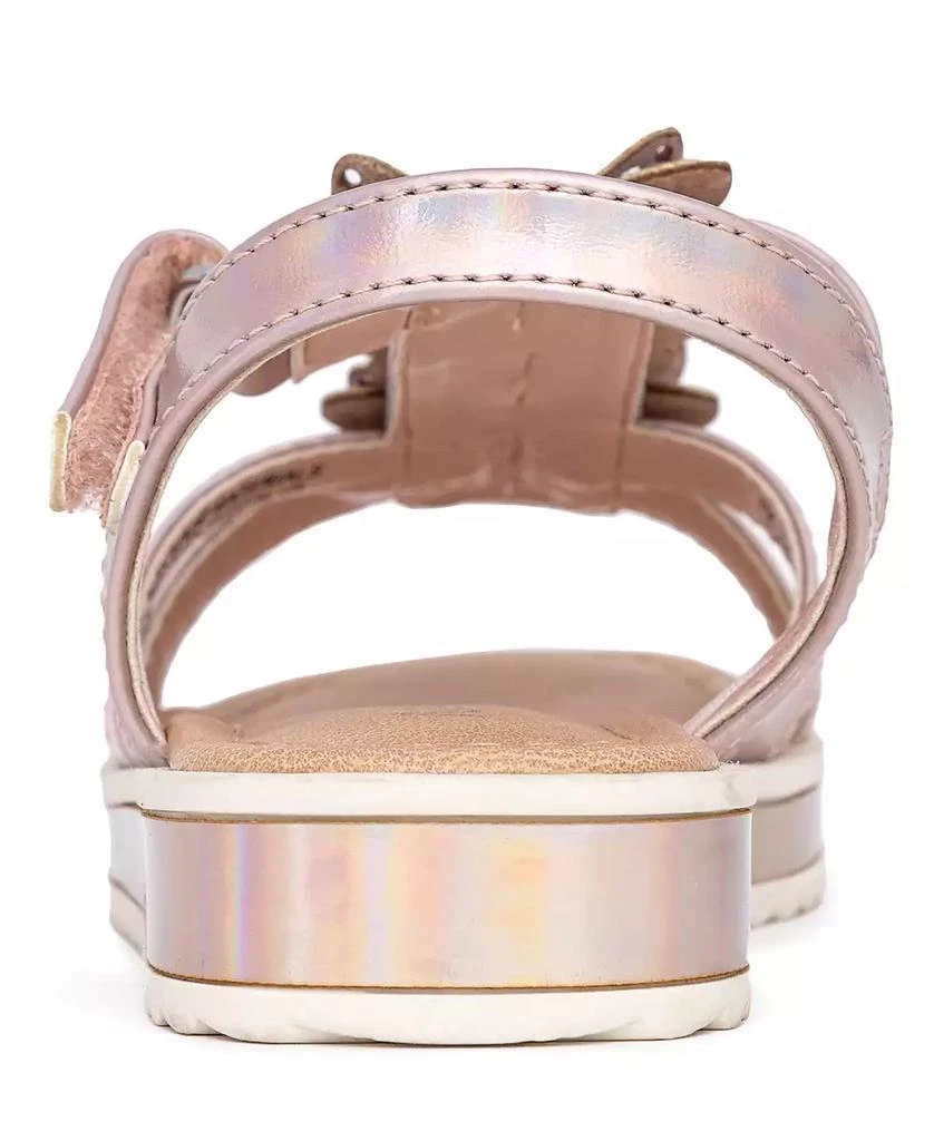 Sugar Toddler and Little Girls Leche Frita Flat Sandals 3