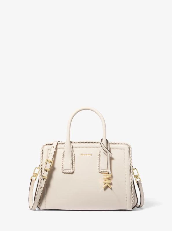 Michael Kors Laila Small Leather Satchel 1