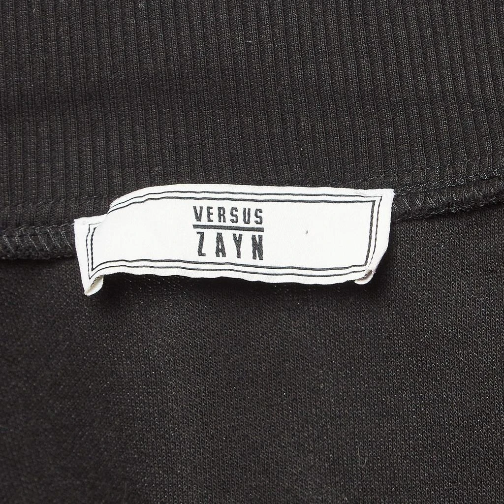 Versus Versace Versus Versace X  Zayn Black Printed Jersey Zip-Up Active Jacket L 5