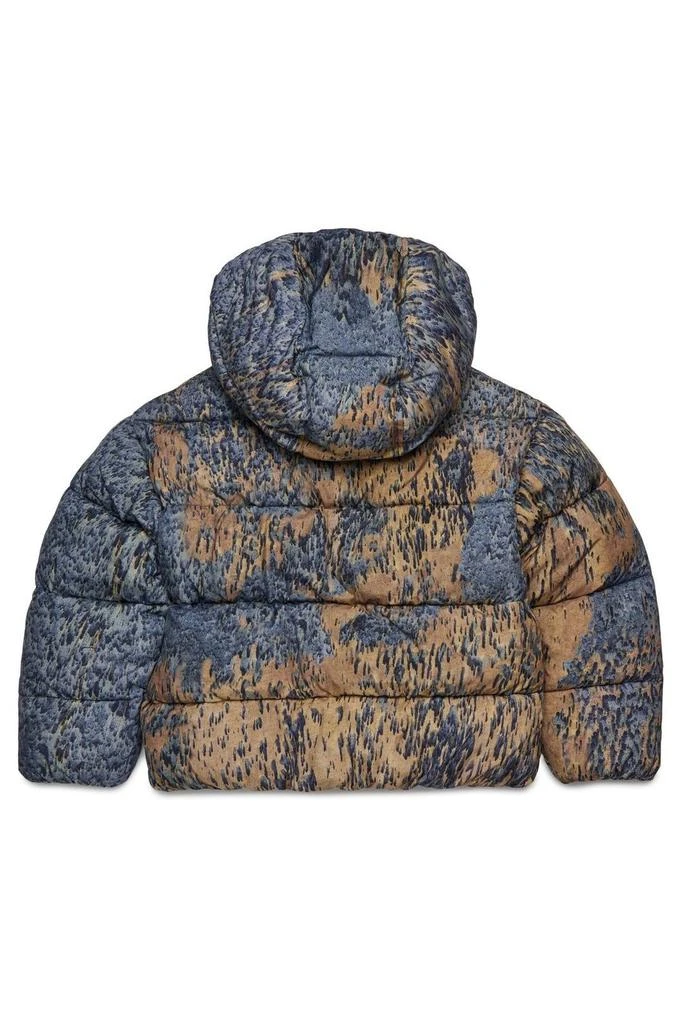 Diesel Diesel Kids Oval-D Logo Embroidered Padded Jacket 2