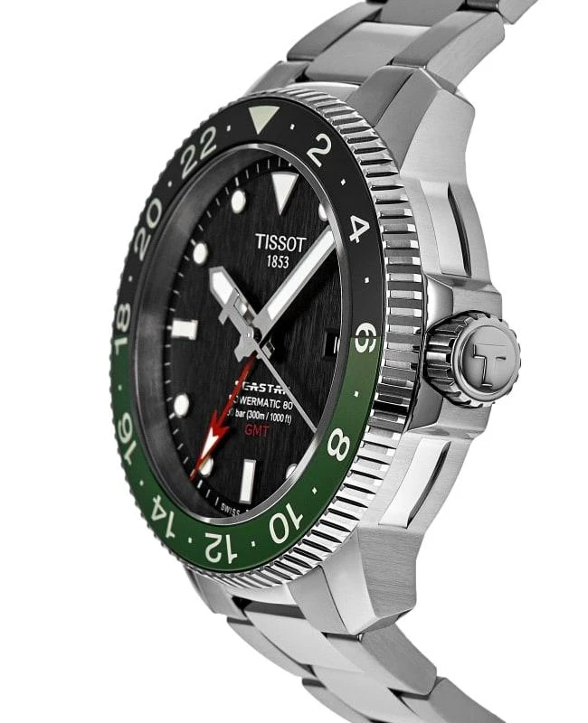 Tissot Tissot Seastar 1000 Powermatic 80 GMT Black Dial Steel Men's Watch T120.429.11.051.01 3