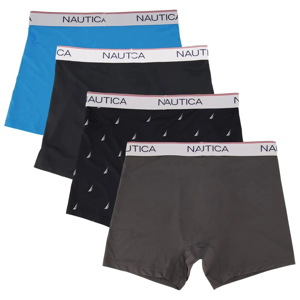 Nautica Mens Stretch Performance Boxer Briefs, 4-Pack 5
