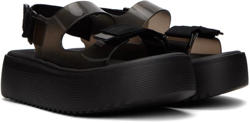 Melissa Black Brave Papete Platform Sandals 4