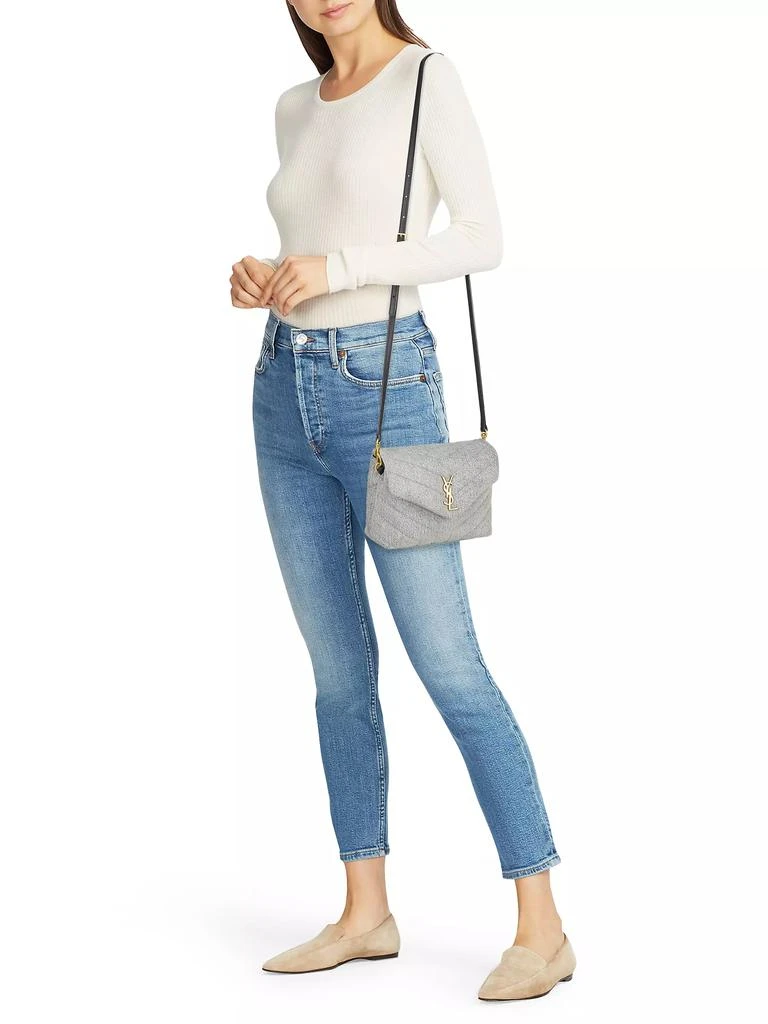 Yves Saint Laurent Loulou Toy Strap Denim Bag 2