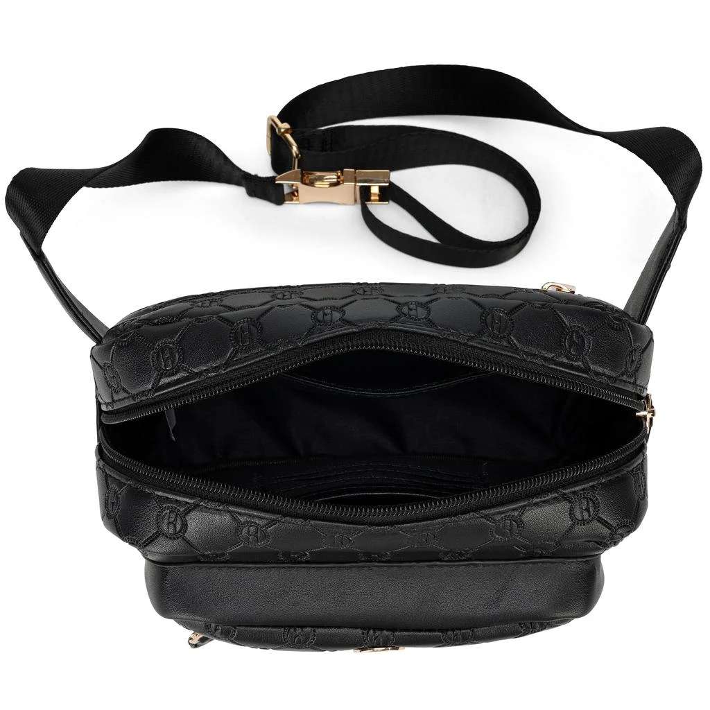 ELLE Compass 1.6L Vegan Leather Monogram Sling 3