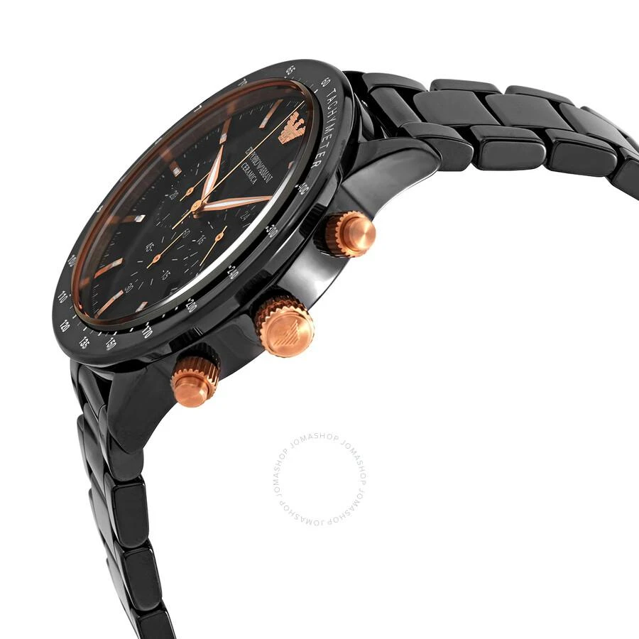 Emporio Armani Chronograph Quartz Black Dial Men's Watch AR70002 2