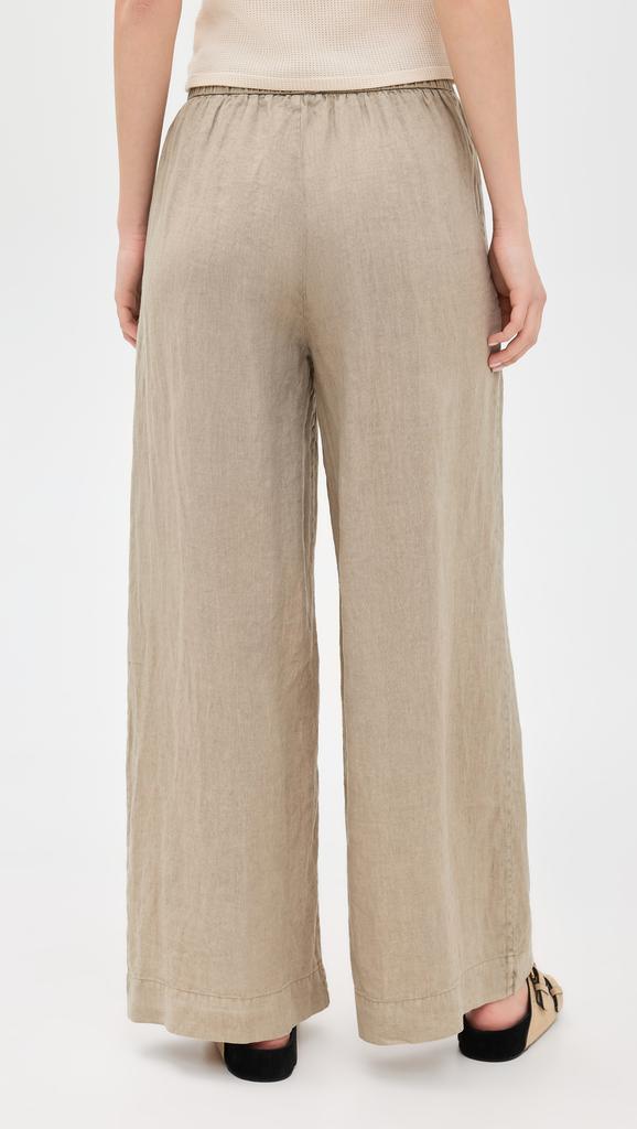 James Perse Lightweight Linen Culotte Pants