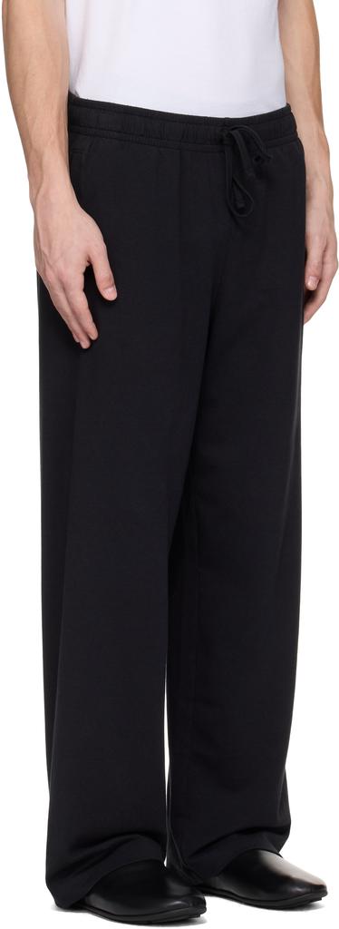 SKIMS Black Jersey Lounge Relaxed Straight Leg Sweatpants