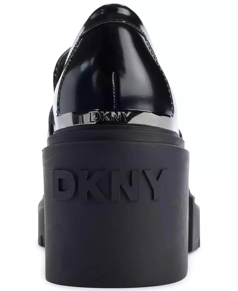 DKNY Women's Texas Heeled Platform Loafers 3