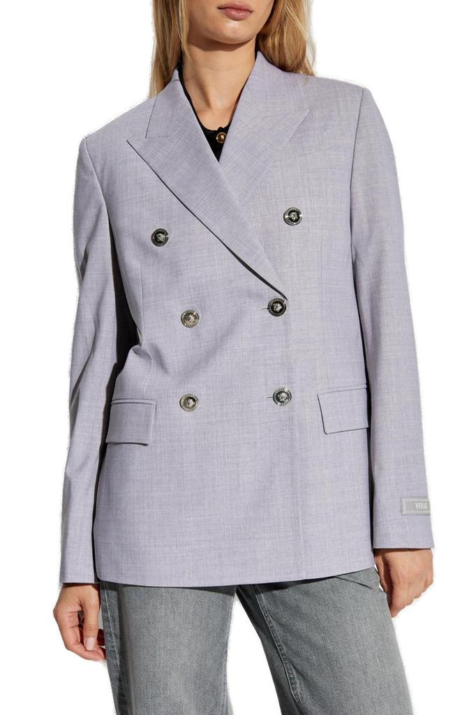 Versace Versace Double-Breasted Tailored Blazer - Suits