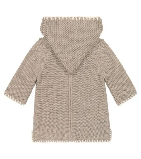 Bonpoint Baby Burnou alpaca wool hoodie 2