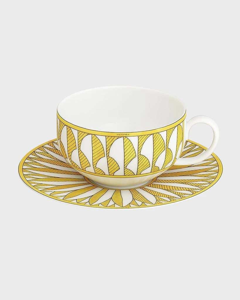Hermes Soleil d
Hermes Tea Cup 
Saucer Set