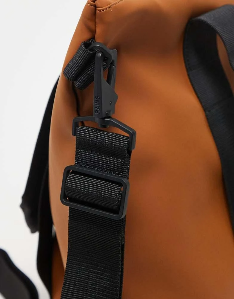 RAINS Rains waterproof tote bag mini in rust 3