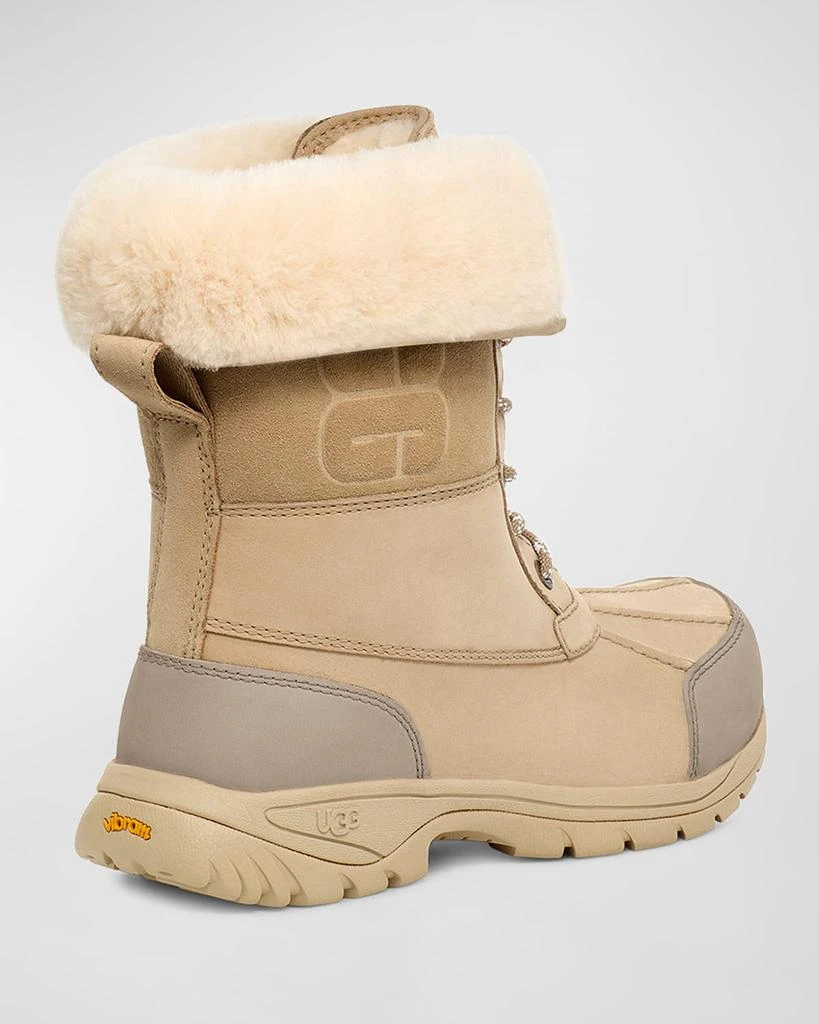 UGG Men's Butte Logo Waterproof Leather Snow Boots 4