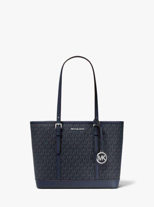 Michael Kors Jet Set Travel Small Logo Top-Zip Tote Bag