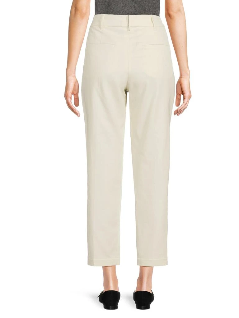 Brunello Cucinelli Stretch-Cotton Pleated Pants 2