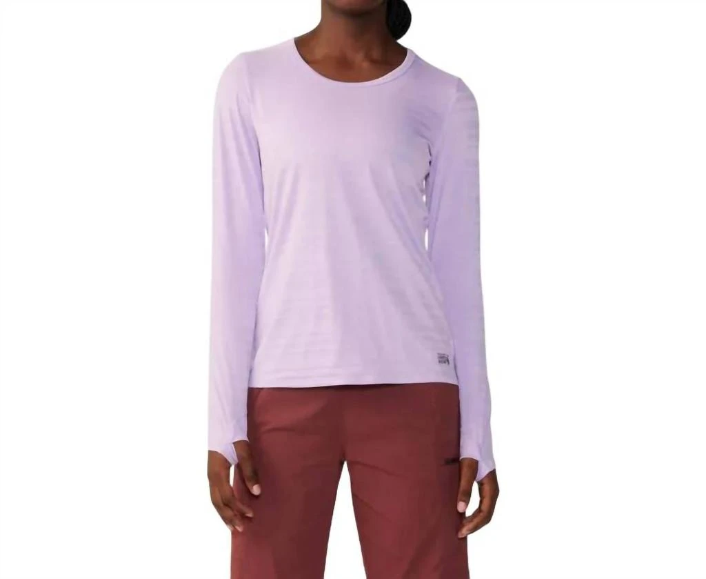 Mountain Hardwear Mountain Hardwear - Women's Mighty Stripe Tee Top 1