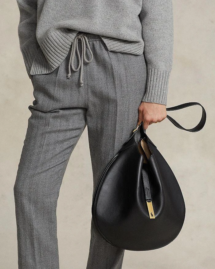 Ralph Lauren Polo ID Large Hobo Shoulder Bag 4