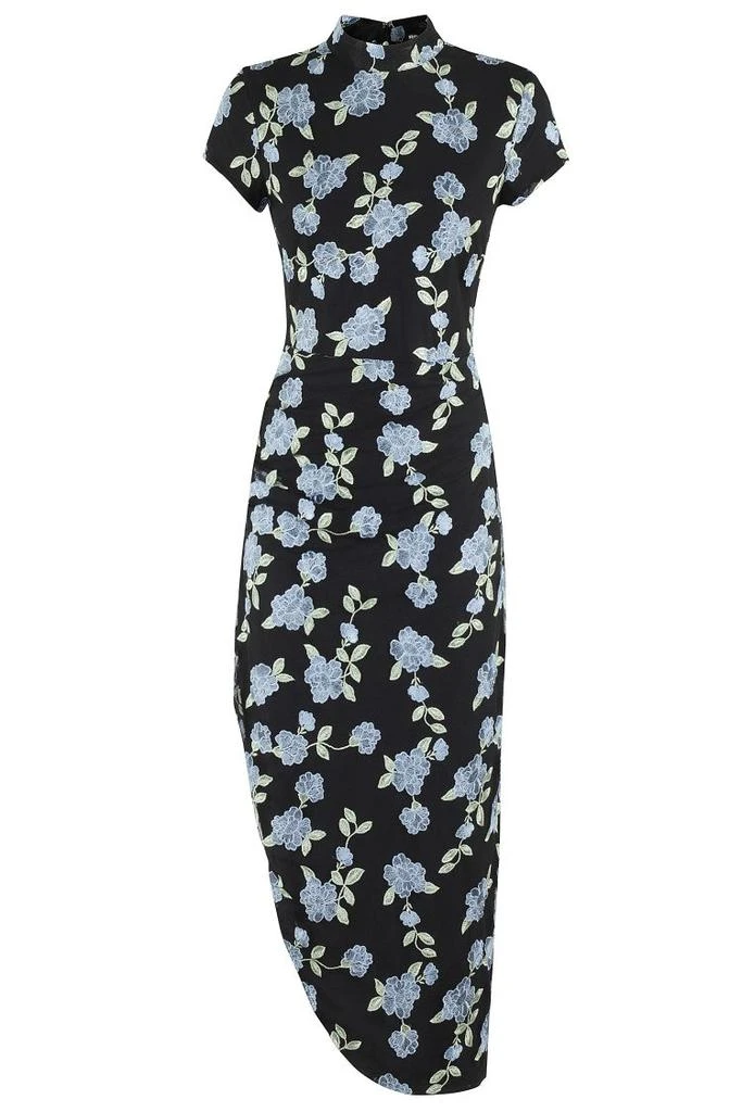 ROTATE Birger Christensen Asymmetric Mesh Dress 1
