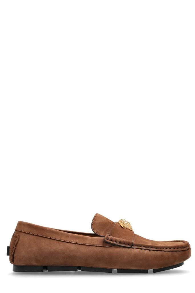 Shop Versace Medusa Head Slip-On Loafers on Sale at  display picture 2