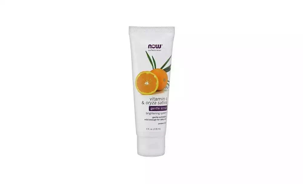 Now Foods Vitamin C 
Oryza Sativa Gentle Scrub ,4 oz