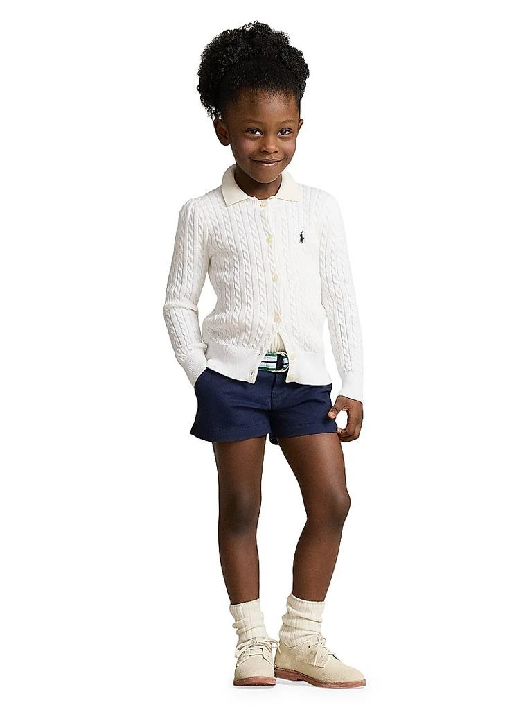 Ralph Lauren Little Girl's & Girl's Cotton Cable-Knit Sweater 5