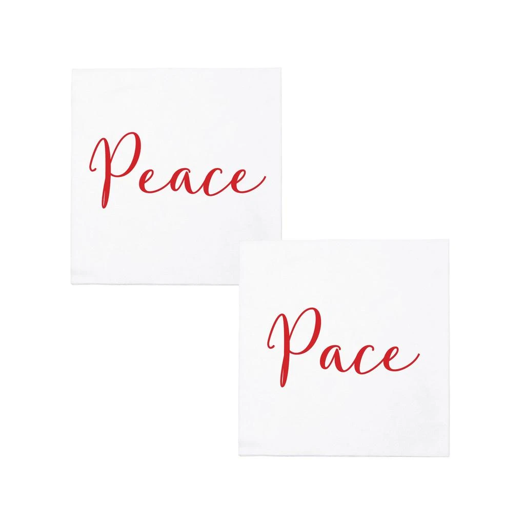 VIETRI Papersoft Napkins Peace/Pace Cocktail Napkins (Pack of 20) 1